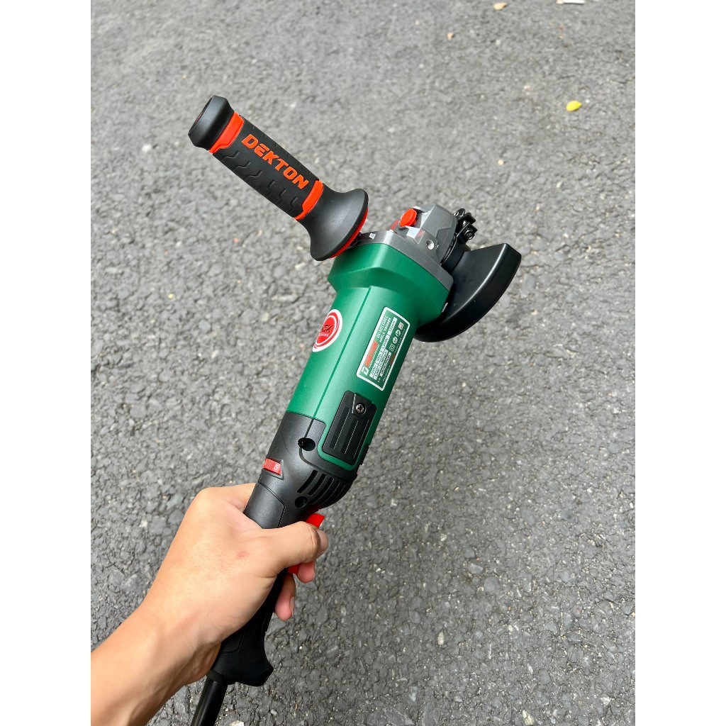 Máy mài góc 125mm công tắc bóp Dekton DK-AG1350EC 1350W