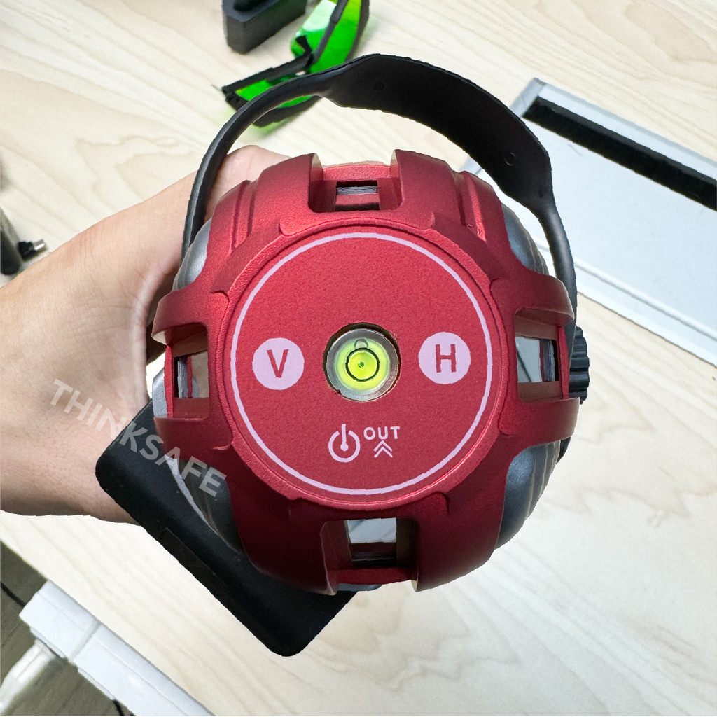 Máy cân bằng laser 5 tia xanh YAMASU YMS-155 Máy cân mực, máy bắn cốt 4 tia đứng, 1 tia ngang, 1 tia dọi tâm - Thinksafe