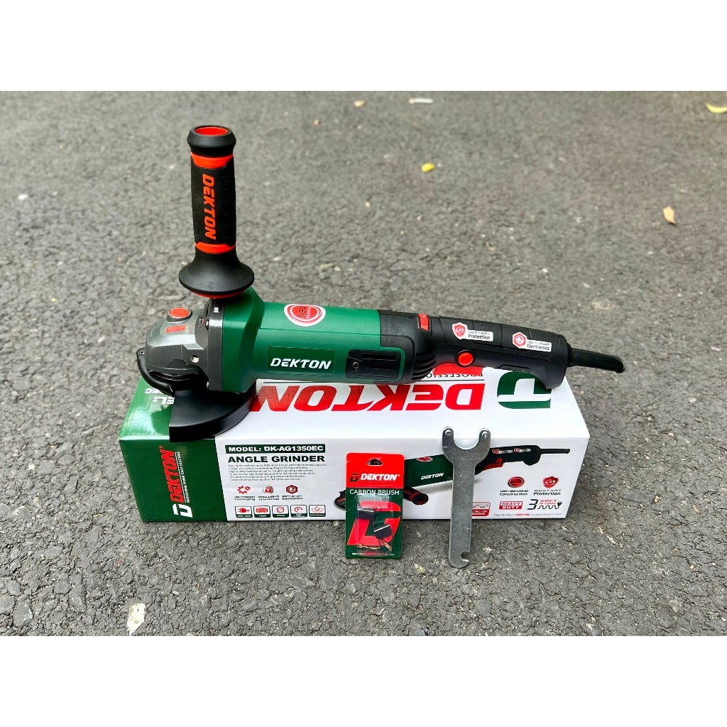 Máy mài góc 125mm công tắc bóp Dekton DK-AG1350EC 1350W