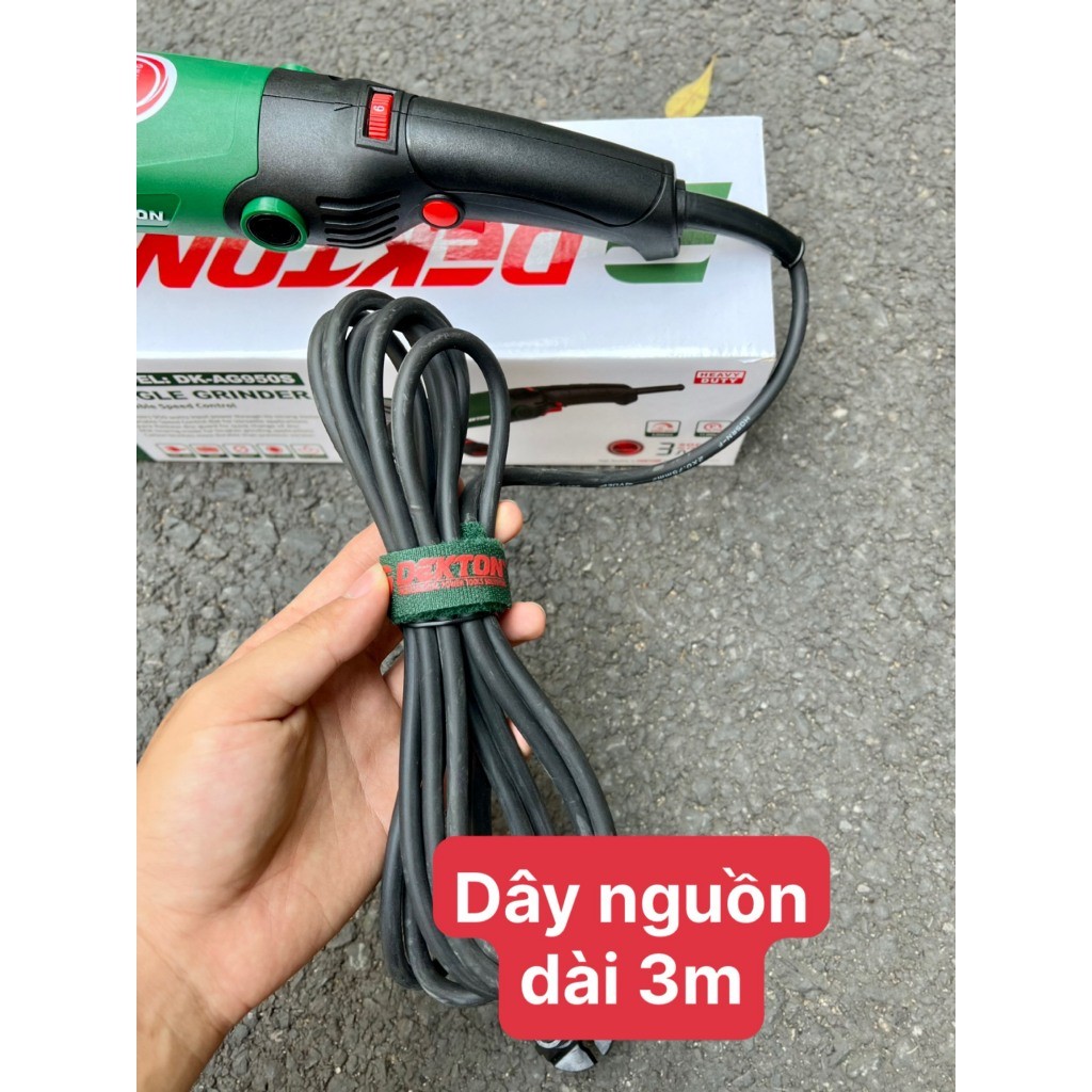Máy mài góc 125mm công tắc bóp Dekton DK-AG1350EC 1350W
