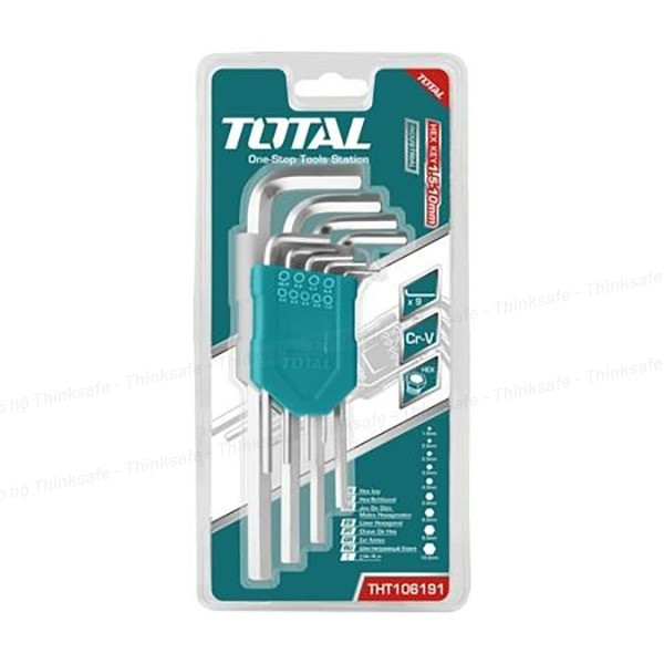 Bộ Chìa Lục Giác / Lục Giác Bông / Lục Giác Bi TOTAL Thép S2 Cao Cấp (Dòng SUPER) - Đầy Đủ Các Mã