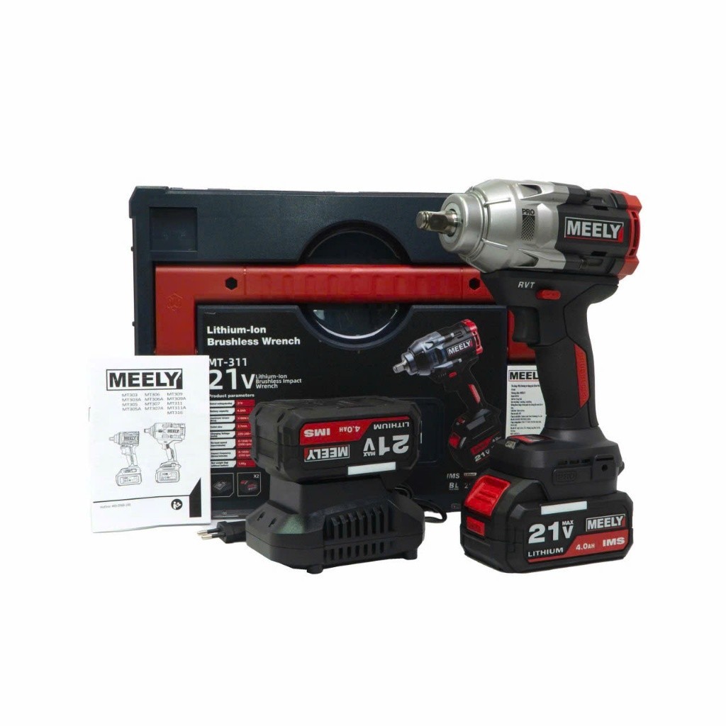 Bộ Máy Siết Bu Lông Pin 21V MEELY MT311 Lực Siết 1100Nm