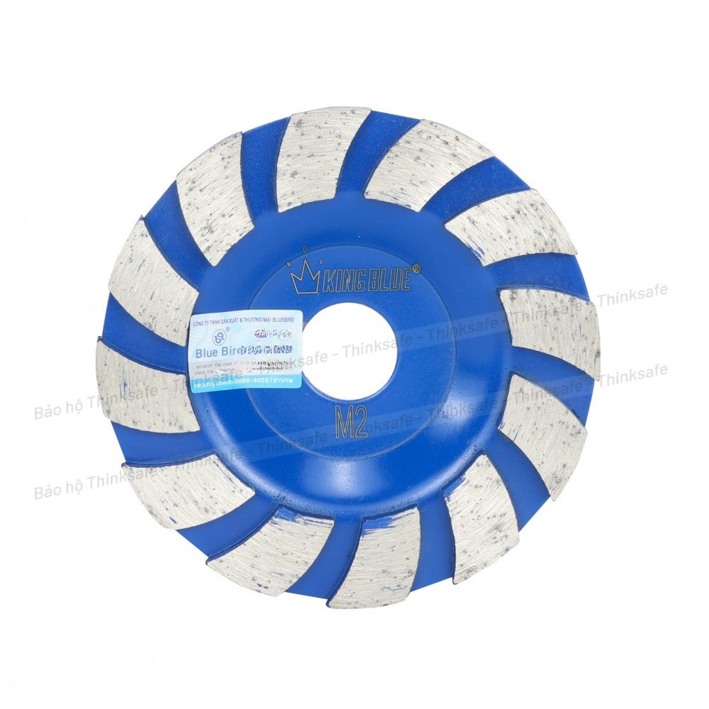 Chén mài khô KingBlue M2 xanh dương