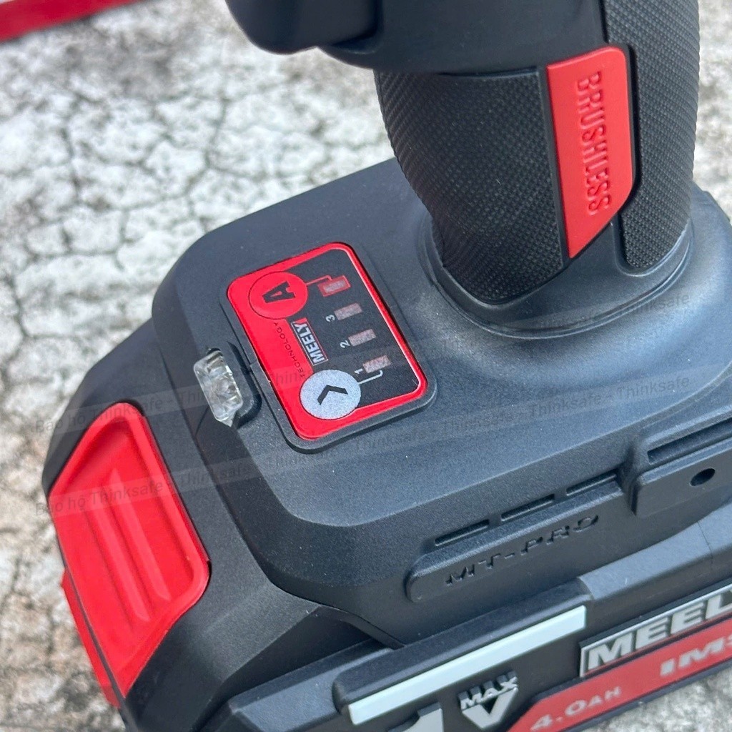 Máy Siết Bulong MEELY MT303 Lực Siết 400Nm Không Chổi Than, Công suất đầu ra 400W Chân Pin Phổ Thông, CHƯA KÈM PIN