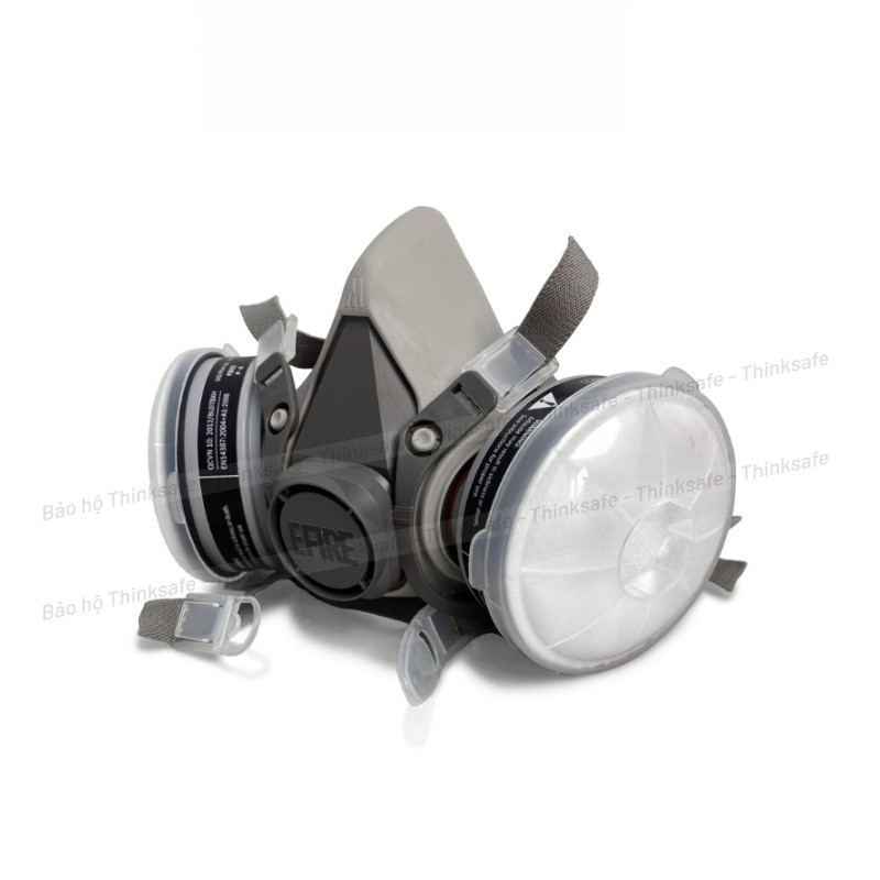 Mặt Nạ Phòng Độc E62 Nửa Mặt Cao Cấp Chống Bụi Mịn, Hóa Chất, Phun Sơn, Nghề Mộc, Lọc Khí