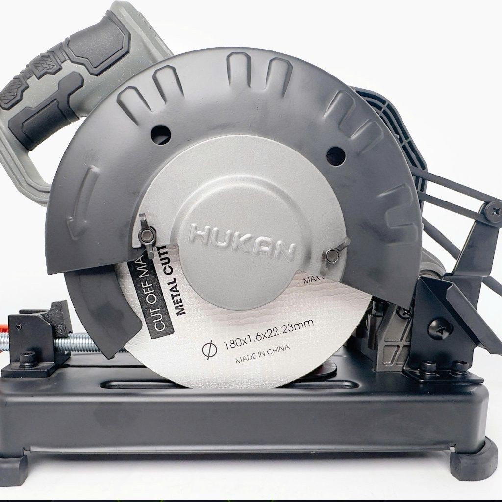 Máy cắt sắt bàn HUKAN G2-MCS1800, Công suất 1800W, Lưỡi cắt 180mm, Góc cắt 45 độ, Tốc độ 7700v/p