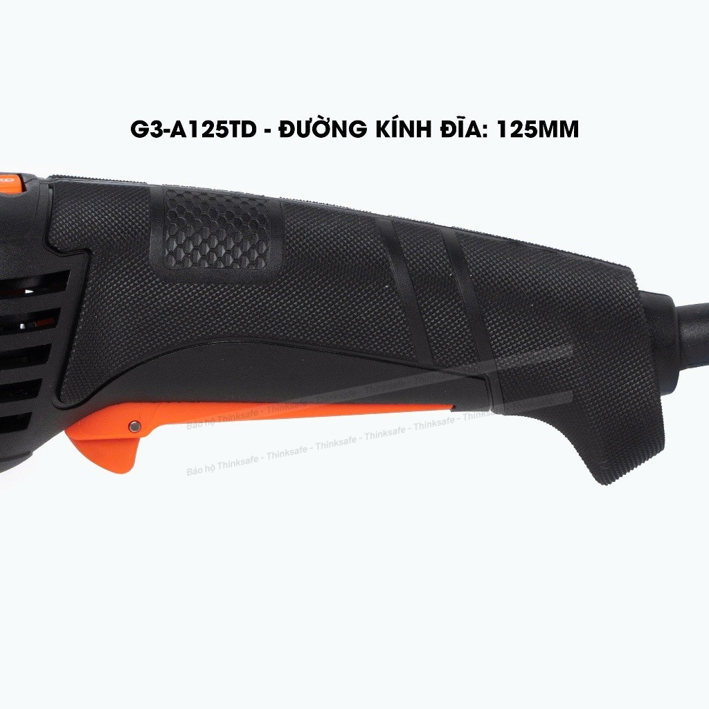 Máy mài cầm tay HUKAN G3-A125TD, Công tắc bụng, Đĩa 125mm, Công suất 1200W, 6 Tốc độ 10.000v/p