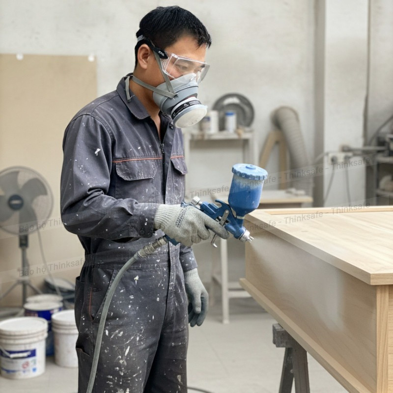 Mặt Nạ Bảo Hộ EFIRE E32 Nửa Mặt Cao Cấp, 1 Phin Lọc Kín Khí, Chống Bụi Mịn, Hóa Chất, Phun Sơn