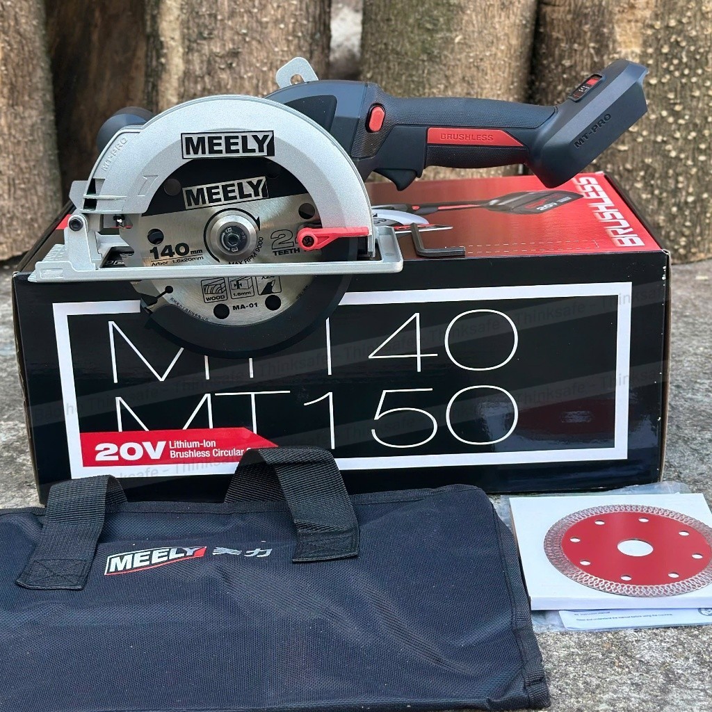 Thân Máy Cắt Đa Năng MEELY MT140 Đường kính lưỡi 140mm Cắt Sâu 52mm Không Chổi Than, Chưa Kèm Pin Sạc