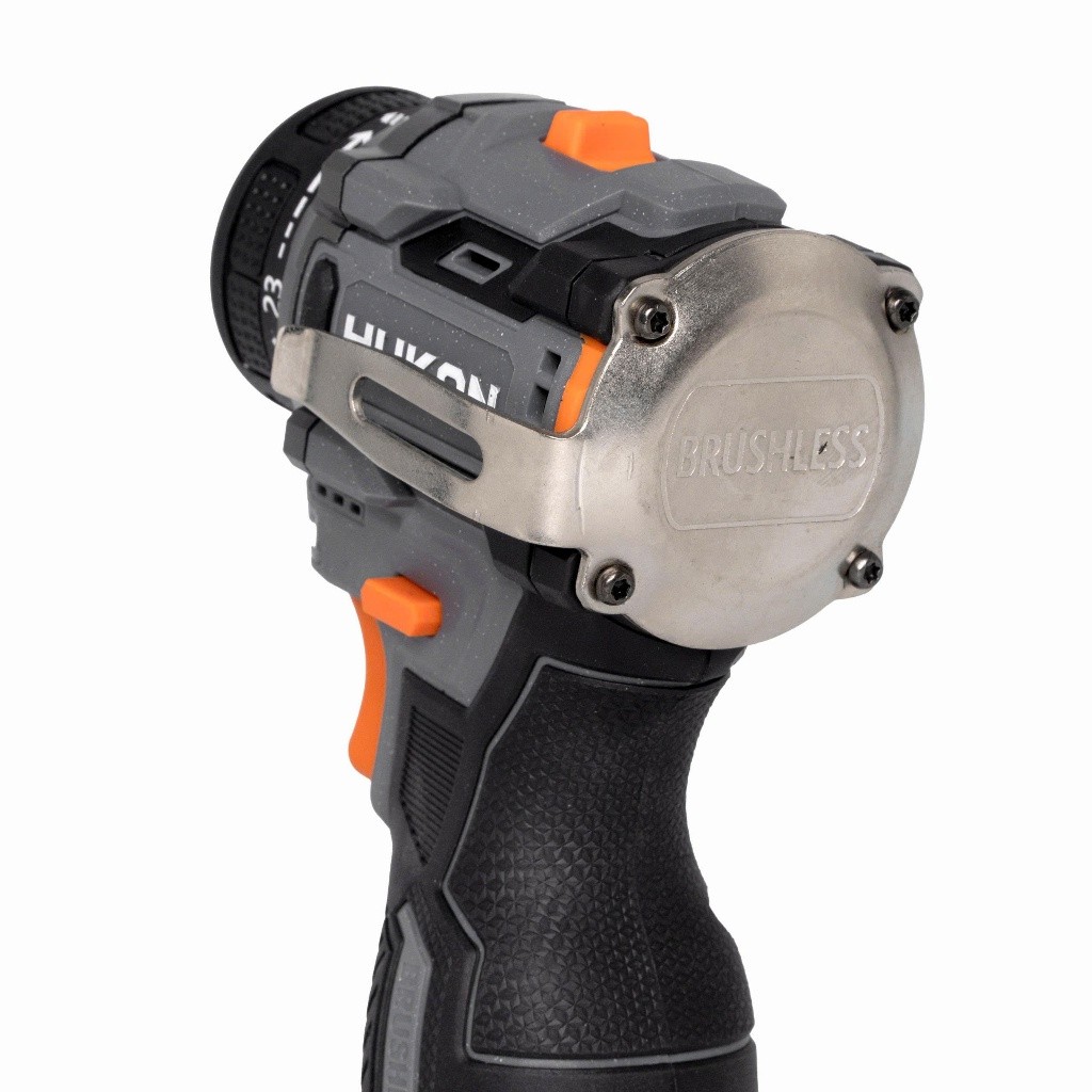 Máy chuyên vít trượt pin HUKAN G1-CVT345, Lực siết 45Nm, Gọn nhẹ không chổi than, Kèm pin sạc