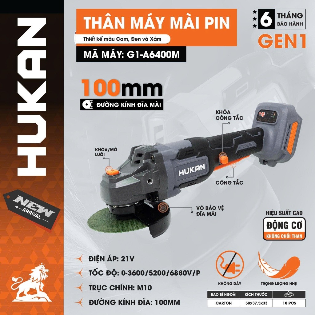 Máy Mài Pin HUKAN (GEN1) G1-A6400m