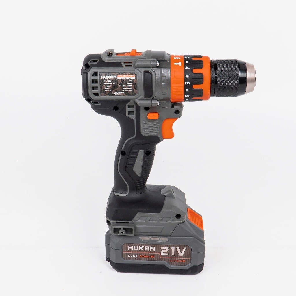 Khoan Pin HUKAN HM21-G1-I20 Lực Siết 90N.m - 3 chức năng có chức năng - Động cơ không chổi than