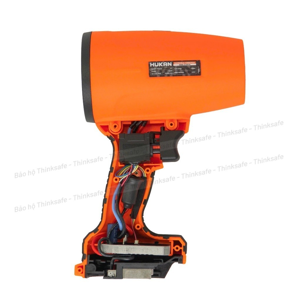 Máy thổi phản lực pin HUKAN G1-TPL778, Không chổi than, áp lực gió 1600g, Tốc độ 50.000v/p Máy thổi lá, bụi siêu mạnh