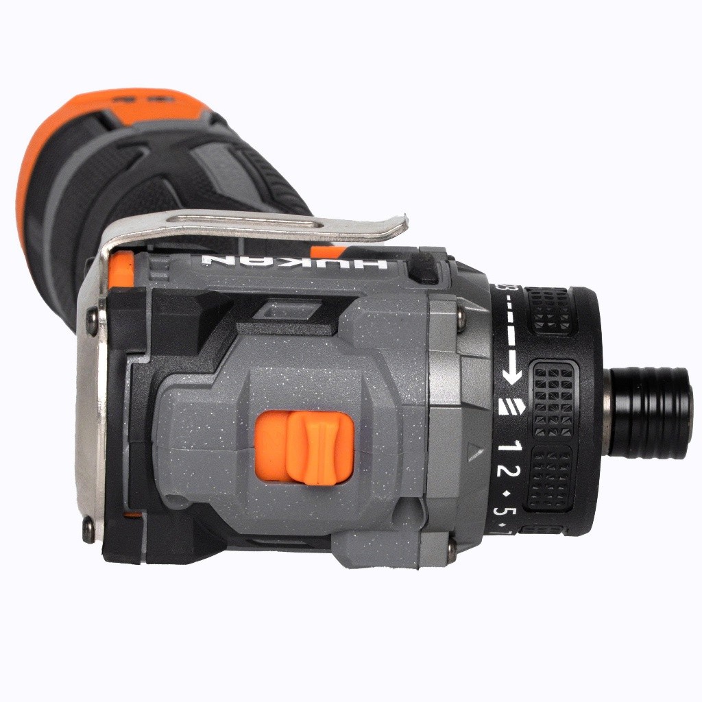 Máy chuyên vít trượt pin HUKAN G1-CVT345, Lực siết 45Nm, Gọn nhẹ không chổi than, Kèm pin sạc