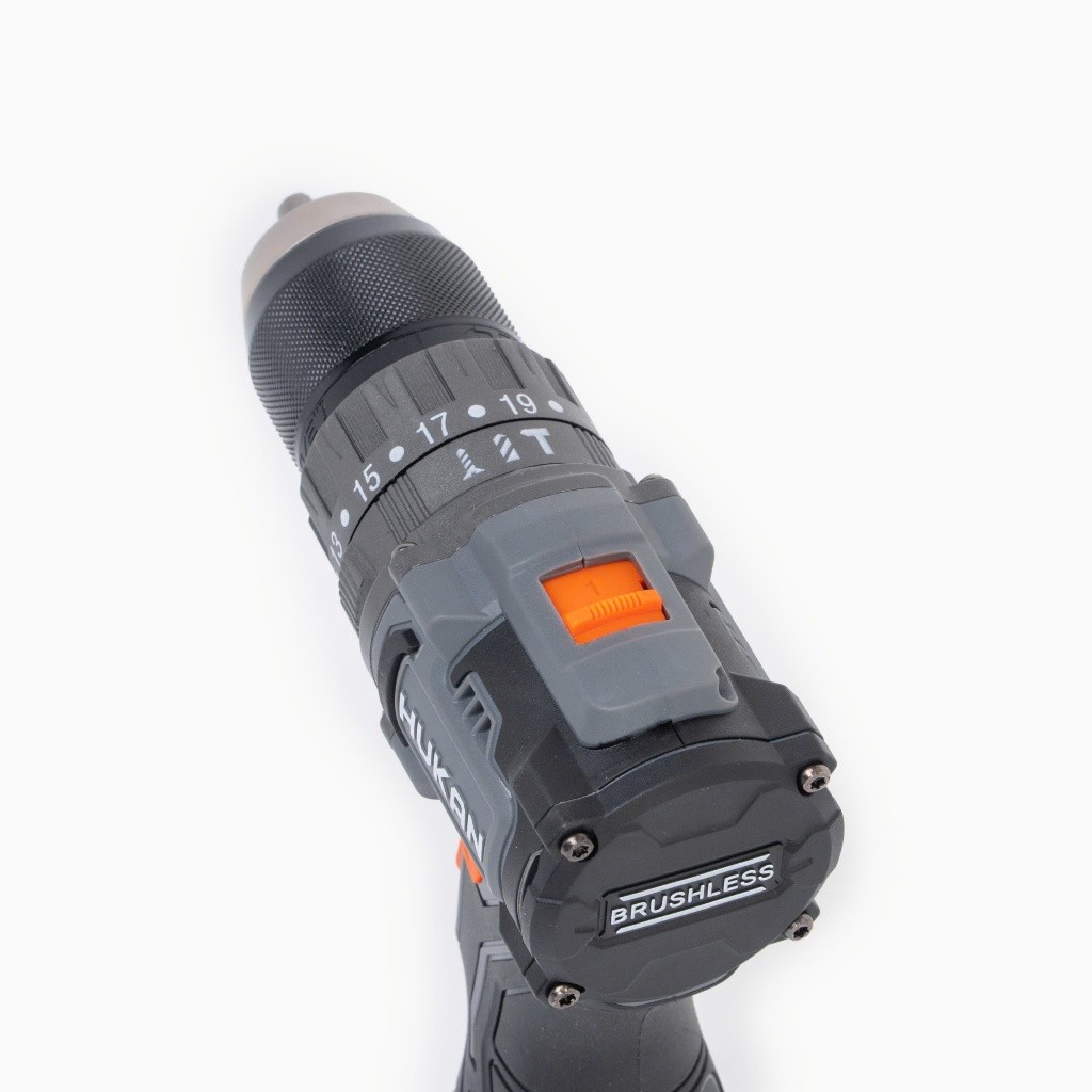 Máy khoan pin 3 Chức năng HUKAN G2-Q8, Không chổi than 60Nm, 13mm, Có khóa trục 20 cấp trượt