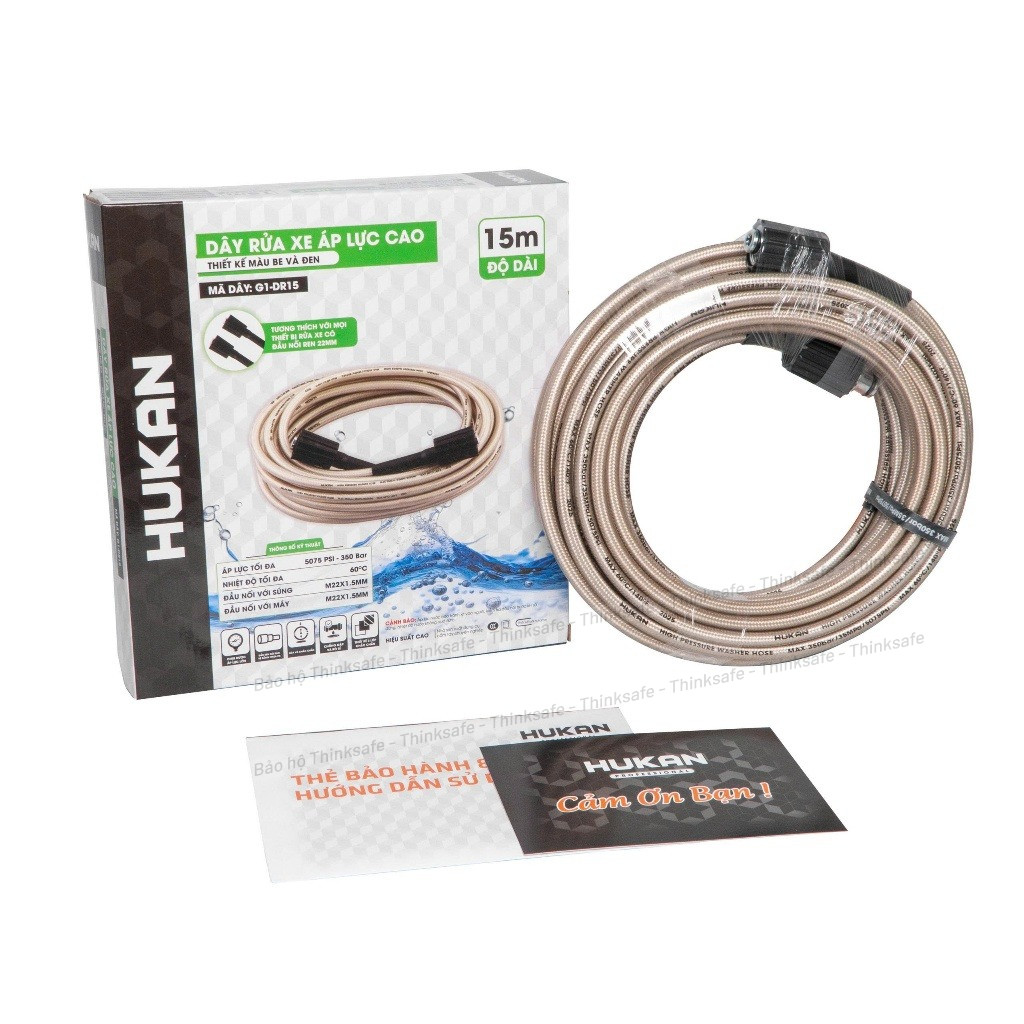 Dây rửa xe áp lực cao HUKAN