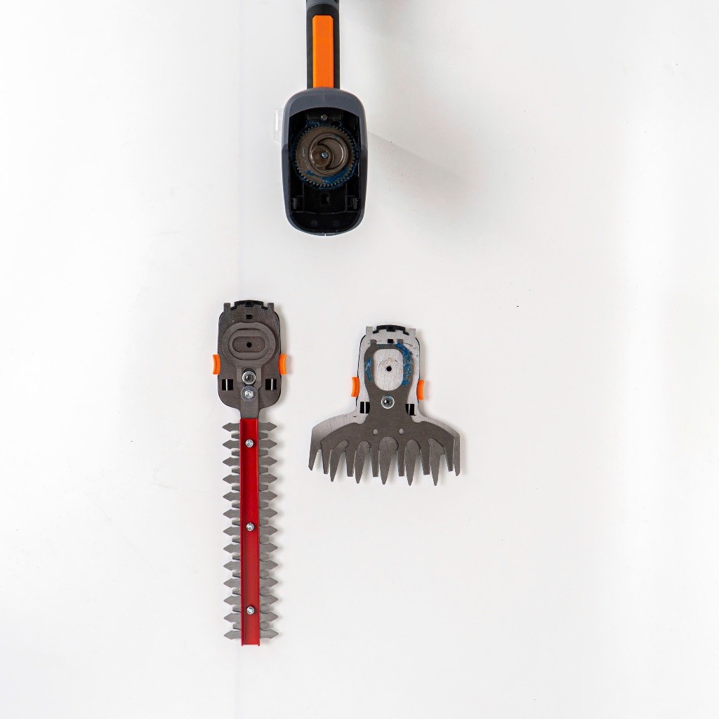 Máy cắt tỉa hàng rào pin HUKAN G1-GS400, Lưỡi cắt cỏ 16cm, Lưỡi cắt hàng rào 22cm, Kéo cắt vườn