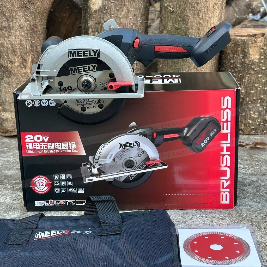Thân Máy Cắt Đa Năng MEELY MT140 Đường kính lưỡi 140mm Cắt Sâu 52mm Không Chổi Than, Chưa Kèm Pin Sạc