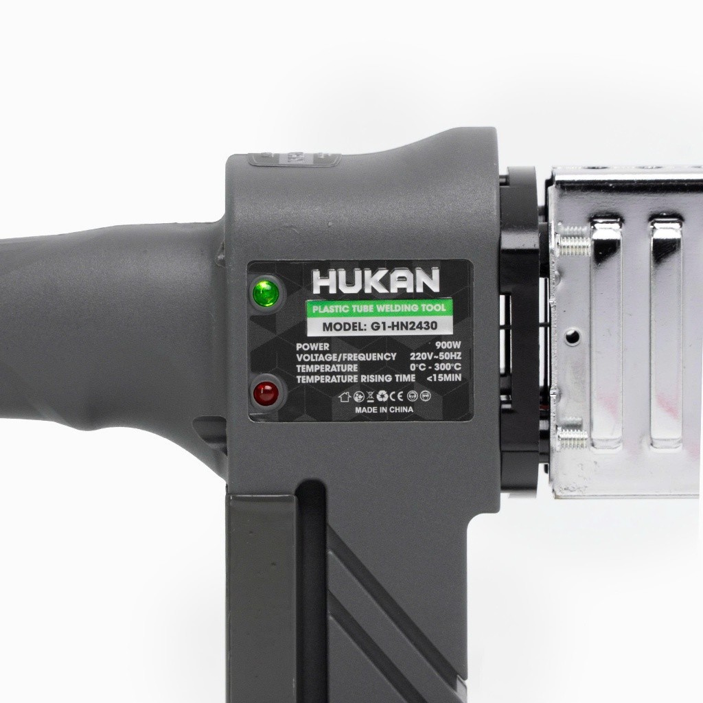 Máy hàn ống nhựa HUKAN G1-HN2430, Công suất 900W, Nhiệt độ điều chỉnh: 0°C – 300°C