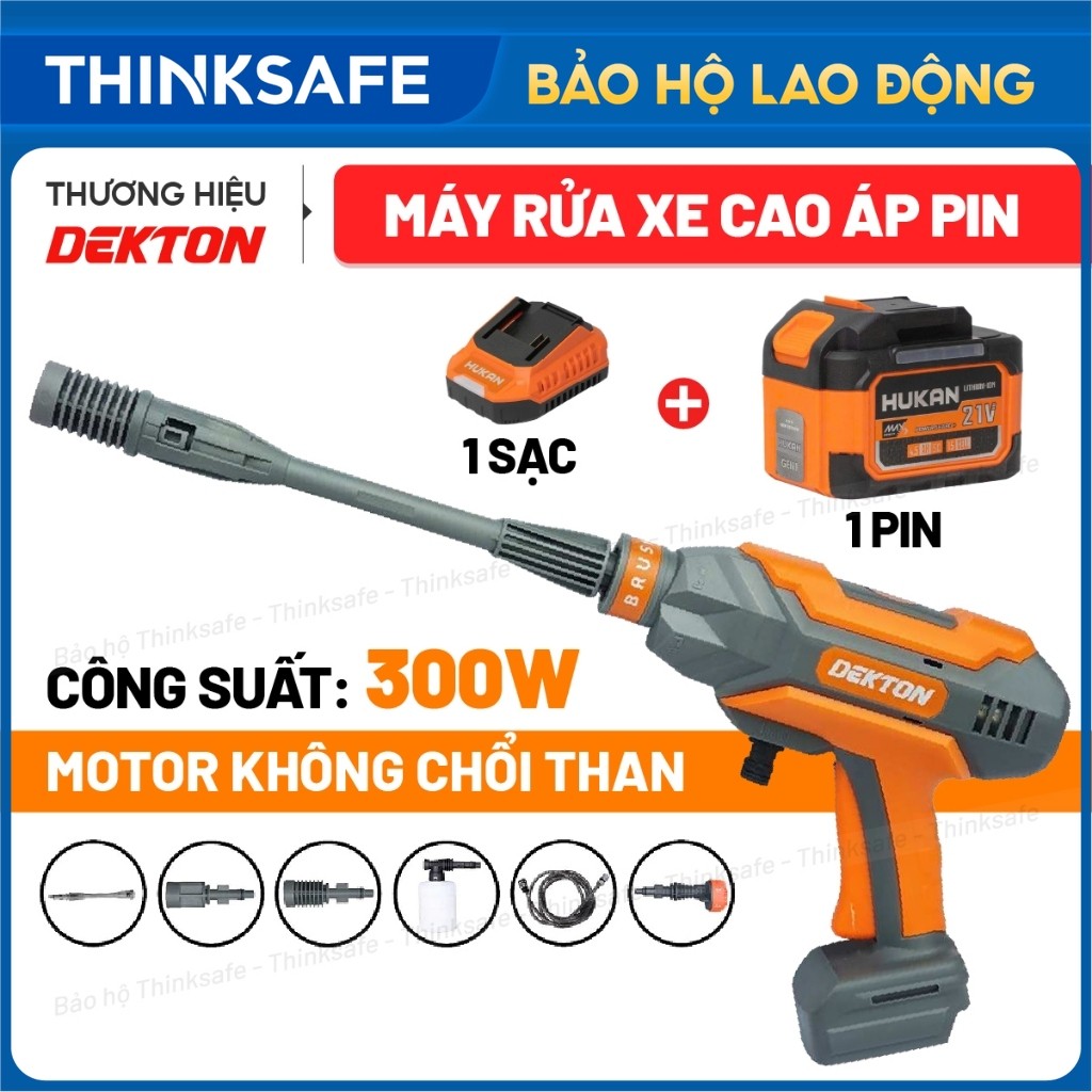 Máy rửa xe chạy pin DEKTON M21 SRX1401PLUS