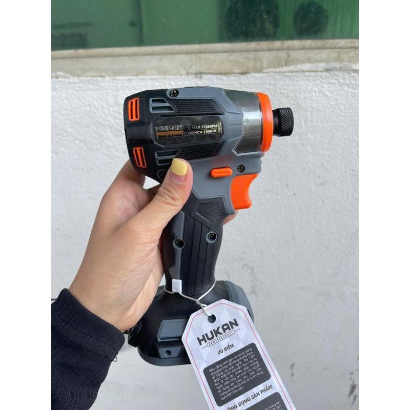 Máy chuyên vít Hukan G1-CV180M, Lực siết: 180N.m, Tốc độ không tải tối đa: 3788V/P, Động cơ không chổi than