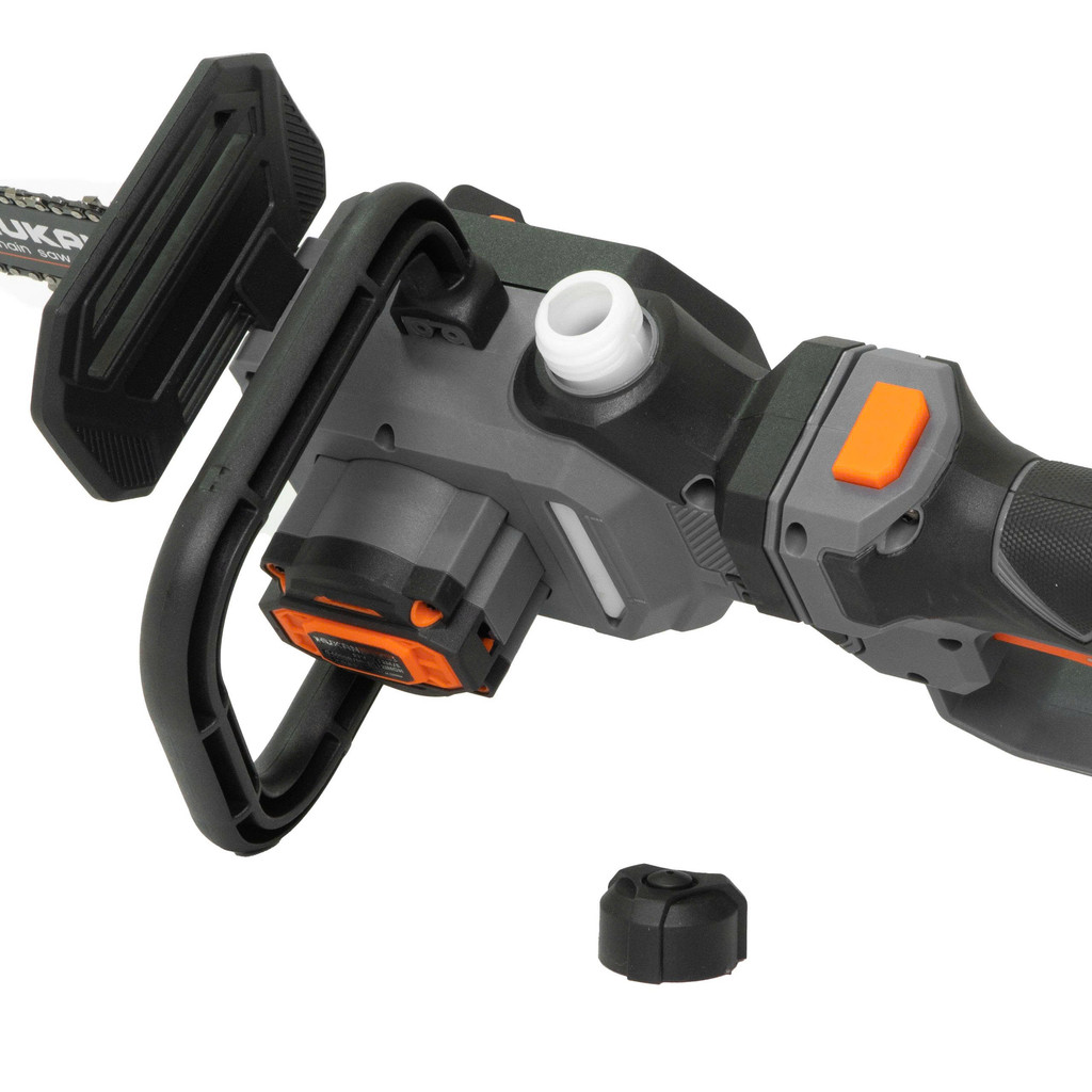 Máy cưa xích pin HUKAN G1-CKD1203, Lam 12 inch, Động cơ không chổi than, Điện áp pin 21V,  Bảo hành: 8 tháng