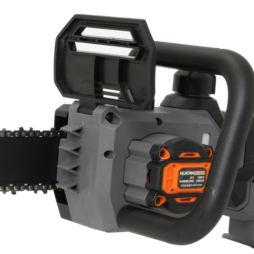 Máy cưa xích pin HUKAN G1-CKD1203, Lam 12 inch, Động cơ không chổi than, Điện áp pin 21V,  Bảo hành: 8 tháng