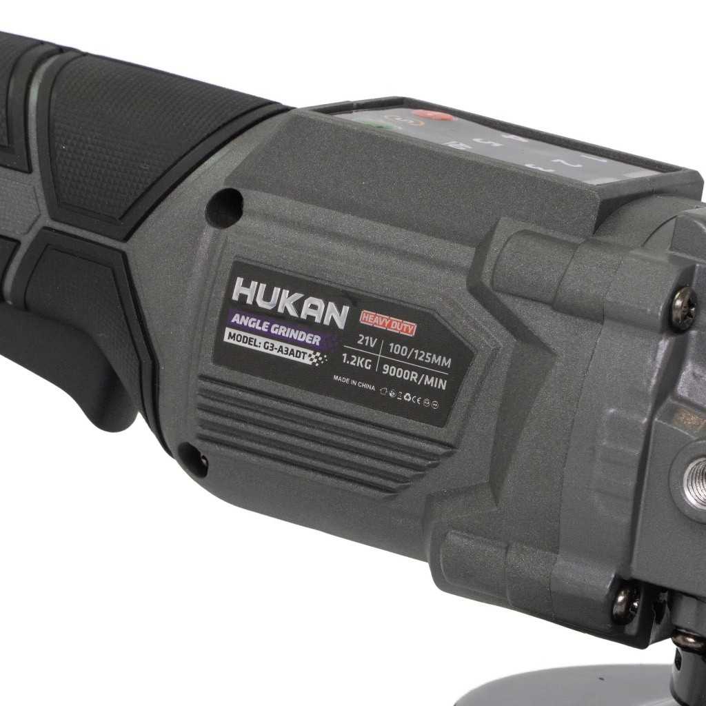 Máy mài pin HUKAN seri SVJ G3-A3ADT, Đá 100mm/125mm, 5 Tốc độ 9000v/p, Công nghệ tự điều chỉnh tốc - Không chổi than