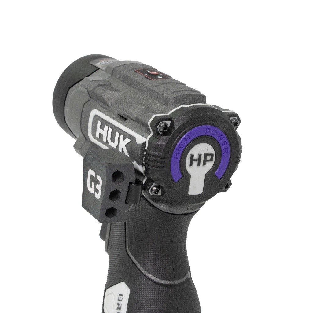 Máy chuyên vít có búa HUKAN G3-IS160HP, Lực siết 160Nm, Nút chỉnh tốc nhanh, Pin xả tốt 10C
