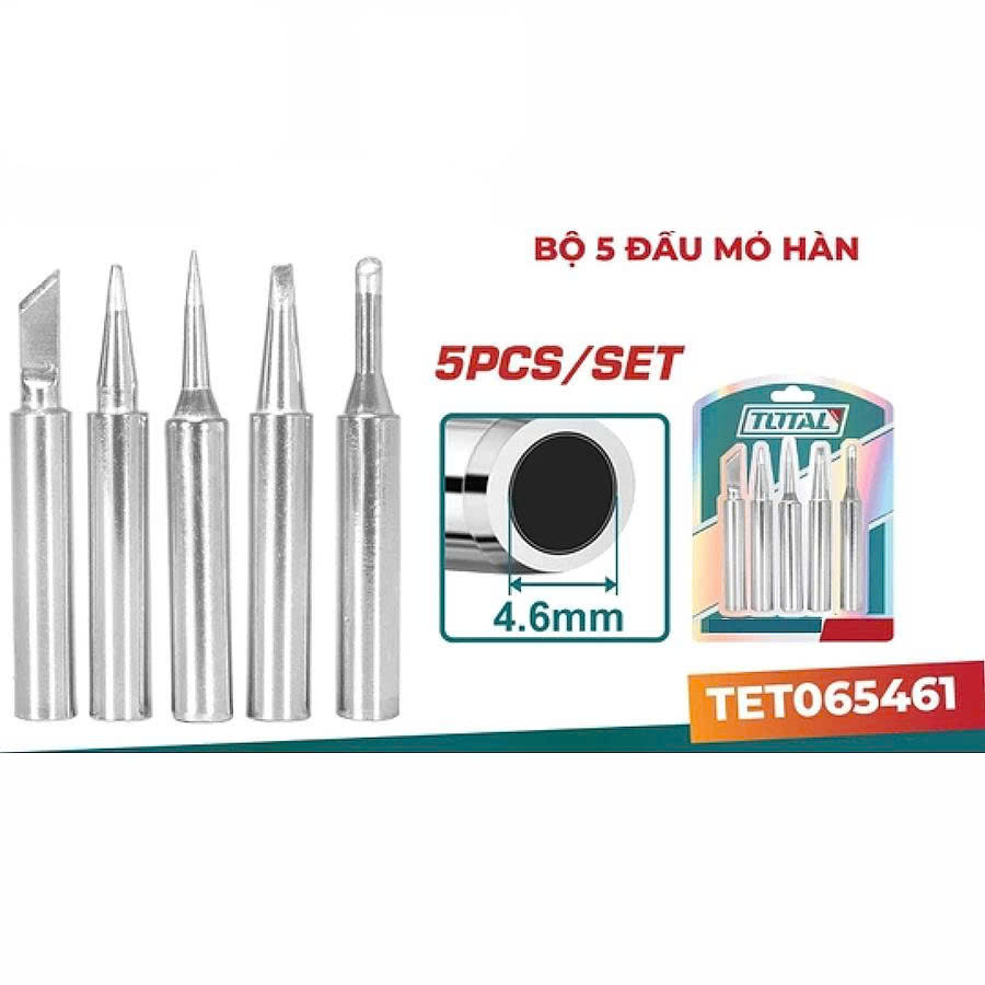 Bộ 5 đầu mũi hàn TOTAL TET065461