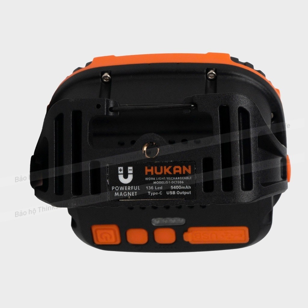 Đèn làm việc tích điện HUKAN G1-DCT006, 136 chip led, hoạt động 2-3h, Đèn led chân đế xoay được 180 độ