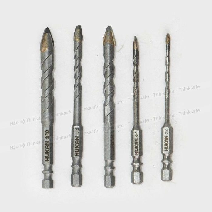 Bộ mũi khoan đa năng 10 chi tiết HUKAN G1-BPK10C Mũi khoan và mũi vít đa năng chuôi lục giác