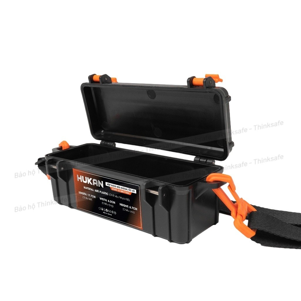 Hộp Đựng Mũi Khoan, Ốc Vít HUKAN G1-EBC176267 | Chất Liệu Nhựa ABS Chắc Chắn, Đựng Phụ Kiện Dụng Cụ, Có Quai Xách