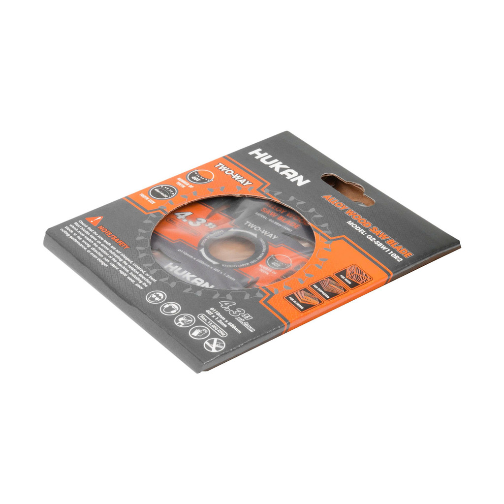 Lưỡi cắt gỗ 2 chiều HUKAN (Gen 2), Đường kính 110mm