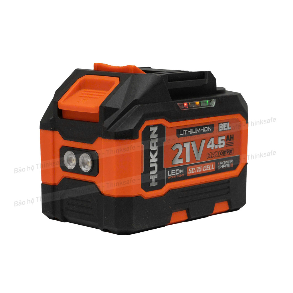 Pin HUKAN 15 Cell, Dung lượng 4.5Ah, Dòng xả 5C, Chân pin phổ thông, Vỏ ABS chống cháy