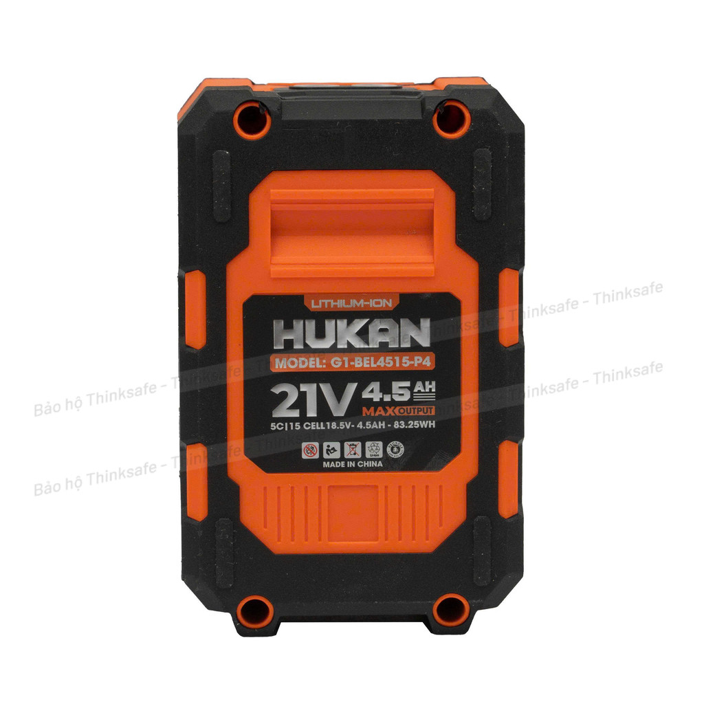 Pin HUKAN 15 Cell, Dung lượng 4.5Ah, Dòng xả 5C, Chân pin phổ thông, Vỏ ABS chống cháy