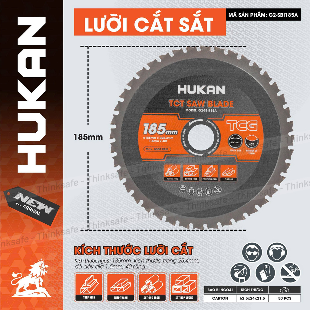 Lưỡi cắt sắt HUKAN (Gen 2) SBI
