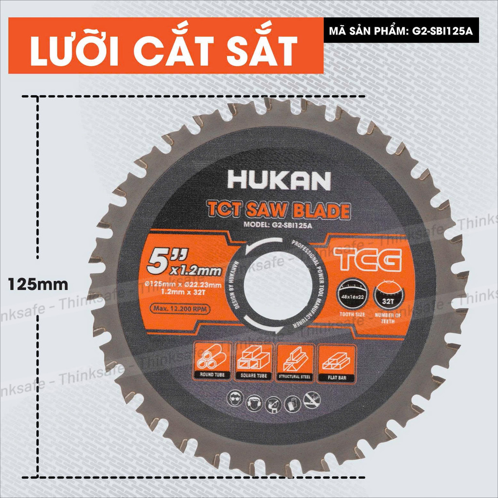 Lưỡi cắt sắt HUKAN (Gen 2) SBI