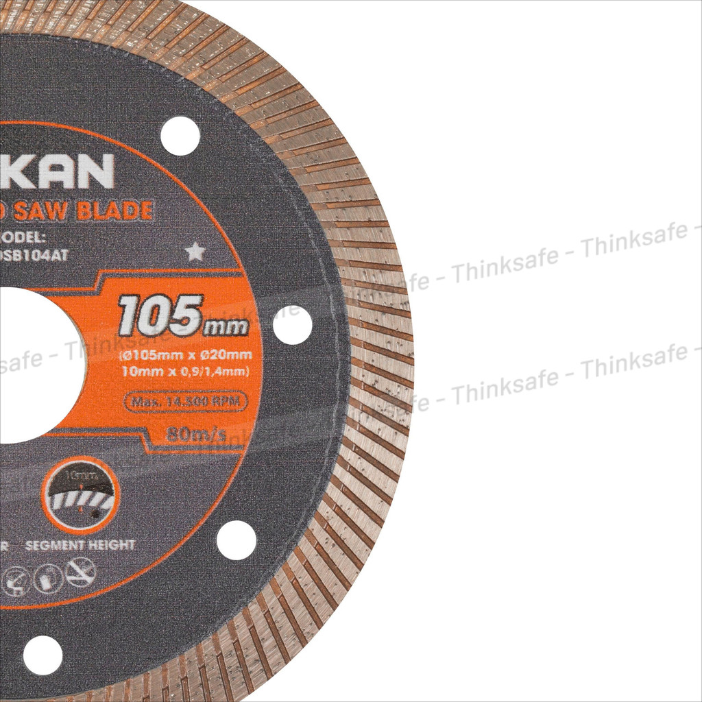 Lưỡi cắt kim cương HUKAN (Gen 2), Kích thước 105mm - 125mm