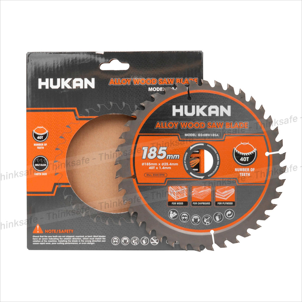 Lưỡi cắt gỗ HUKAN (Gen 2), Kích thước 110mm - 185mm, Chất liệu thép hợp kim, Dùng cắt gỗ, ván ép, Lưỡi cưa gỗ