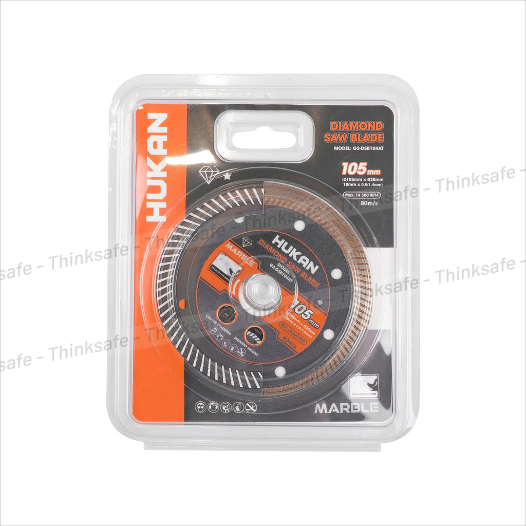 Lưỡi cắt kim cương HUKAN (Gen 2), Kích thước 105mm - 125mm