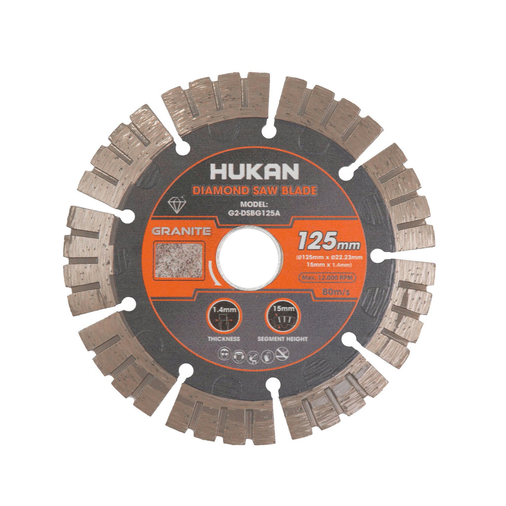 Lưỡi cắt kim cương HUKAN (Gen 2), Kích thước 115mm - 125mm