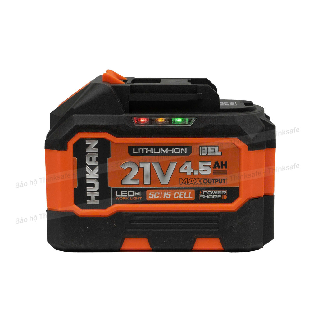 Pin HUKAN 15 Cell, Dung lượng 4.5Ah, Dòng xả 5C, Chân pin phổ thông, Vỏ ABS chống cháy