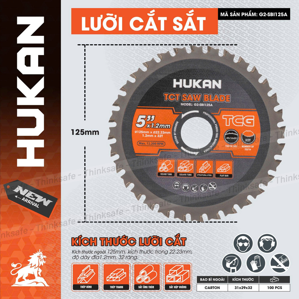 Lưỡi cắt sắt HUKAN (Gen 2) SBI