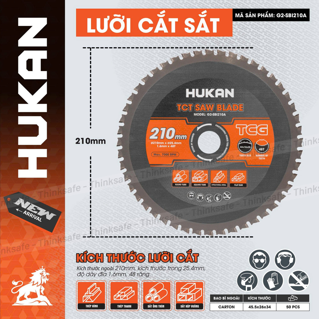 Lưỡi cắt sắt HUKAN (Gen 2) SBI