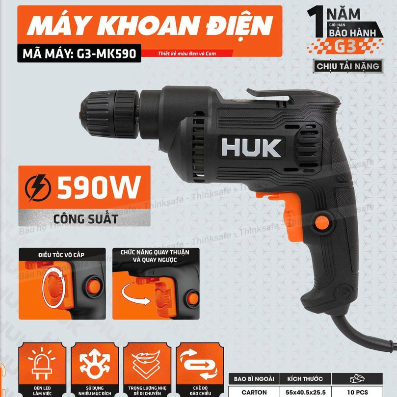 Máy Khoan Điện HUKAN G3-MK590/ G3-MK790