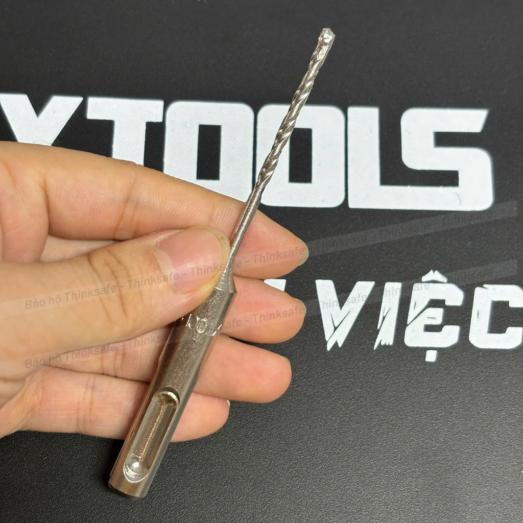 Bộ 5 Mũi Khoan Bê Tông Không Tắc Kê 3.2mm Amaxtools SDS-3.2PLUSE Chuôi Gài SDS Plus - Hàng Chính Hãng