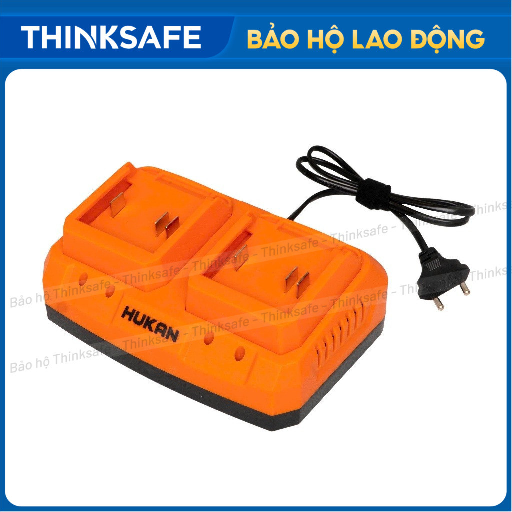 Sạc Đôi HUKAN G1-ADT0216, Công Suất 1.6A, Chân Phổ Thông, Bảo Vệ Quá Dòng, Quá Nhiệt, Đế Sạc Bàn Đôi