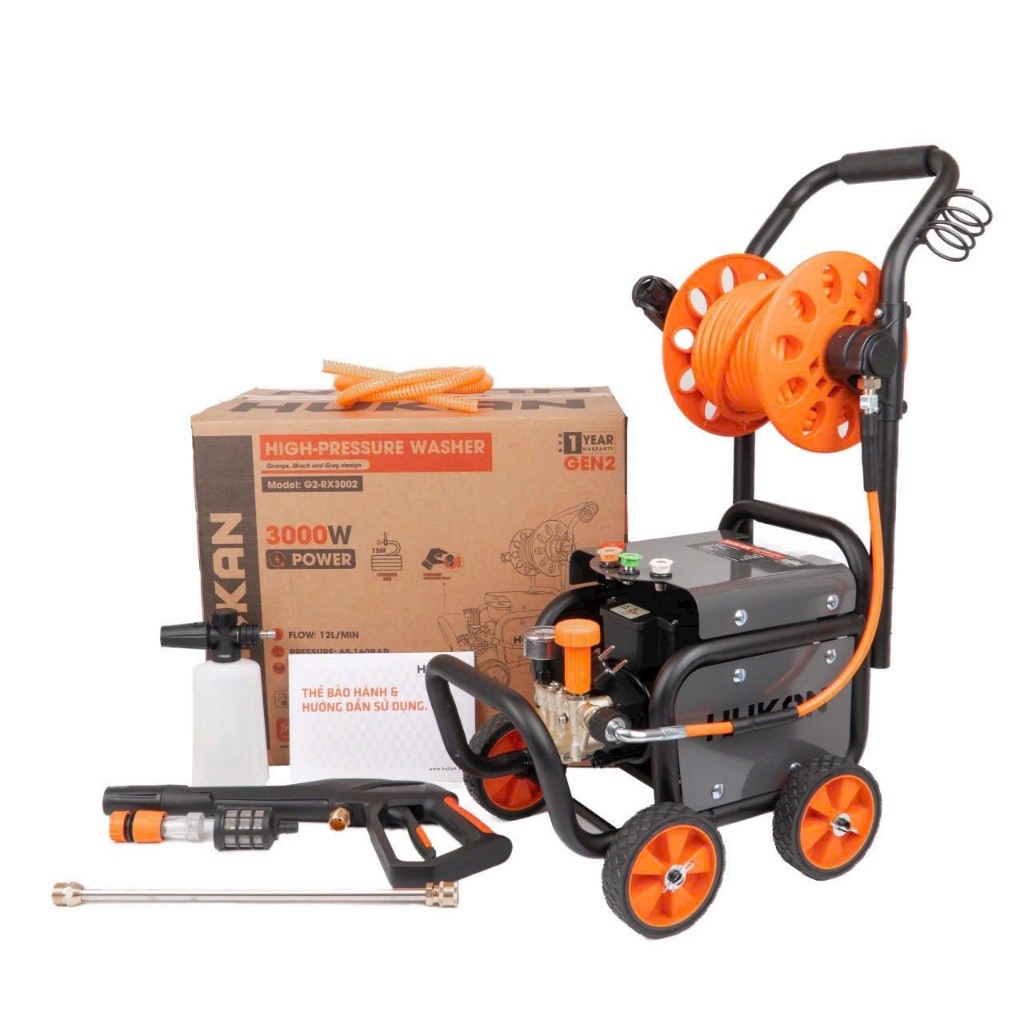 Máy rửa xe cao áp điện 220V Hukan G2-RX3002 3000W