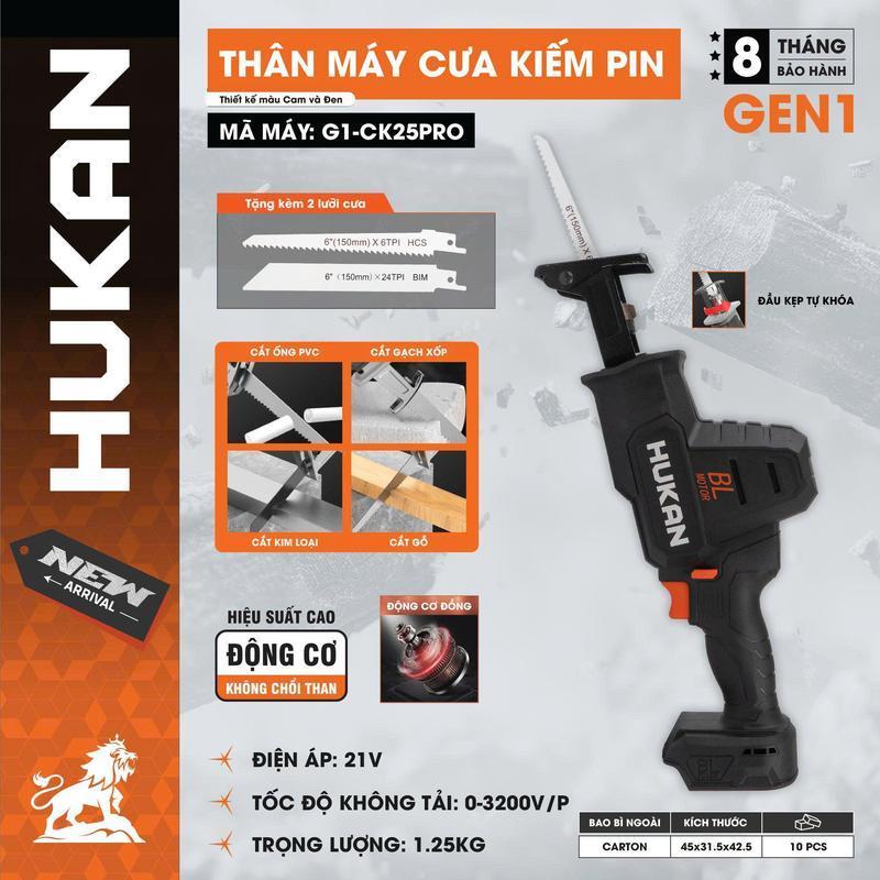 Máy Cưa Kiếm Pin HUKAN G1-CK25PRO